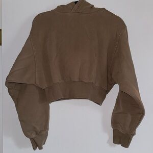 TNA Cropped Fleece Hoodie